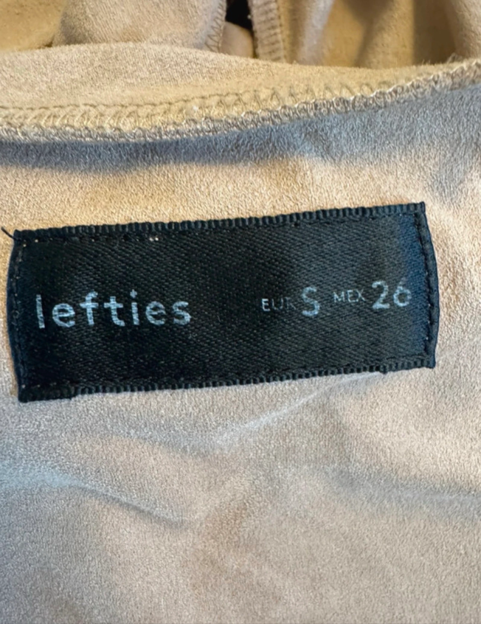 Lefties suèdelook set beige talla S – photo 9